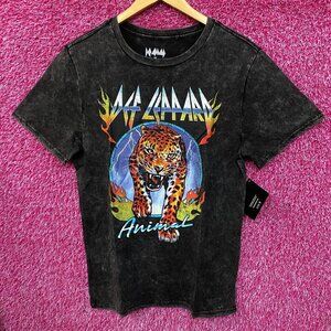 Def Leppard Animal Hysteria Heavy Metal Band T-Shirt Medium